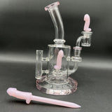SeshGear Danger Noodle Glass Dab Rig Set | 8.25"-Avernic Smoke Shop