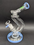 SeshGear Hip Check Curved Glass Water Pipe | 7.25"-Avernic Smoke Shop