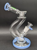 SeshGear Hip Check Curved Glass Water Pipe | 7.25"-Avernic Smoke Shop