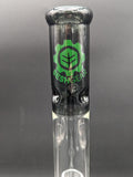 SeshGear Triple Honeycomb Perc Straight Tube Water Pipe | 15"