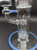 Sheep Glass Dual Fixed 8 Arm Straight Tube Bong