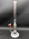 Sheep Glass Orange Creamsicle Dual Perc Bong