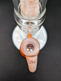 Sheep Glass Orange Creamsicle Dual Perc Bong