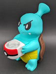 Silicone 5" Turtle Monster Bubbler