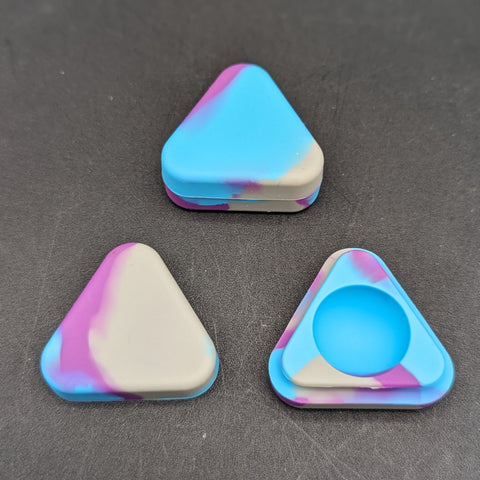 Silicone Triangle Concentrate Container-Avernic Smoke Shop