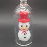 Smiling Snowman Glass Ash Catcher - 14mm 90D