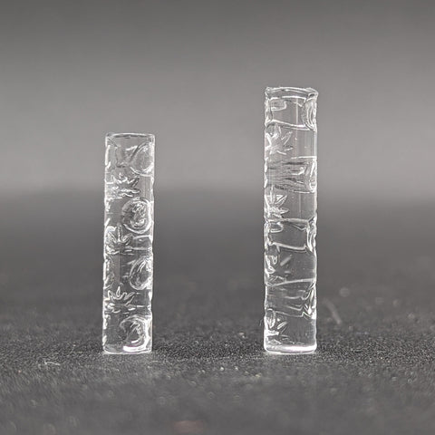 Solid Quartz Etched Pillar for Terp Slurpers