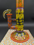 Sovereignty Glass x Crunklestein Fully Worked Straight Tube Bong - Avernic Smoke Shop