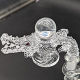 Space King - 14mm Quartz Crocodile Banger