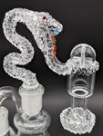 Space King - 14mm Quartz Snake Banger