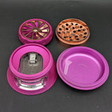 Spinner Wheel Herb Grinder with Drawer-Avernic Smoke Shop