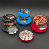 Spinner Wheel Herb Grinder with Drawer-Avernic Smoke Shop