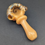 Spiral Feathered Spoon Pipes - Reading Glass Militia