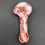 Sqwash Glass 5" Flower Pattern Hand Pipes