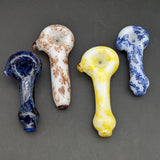 Sqwash Glass 5" Flower Pattern Hand Pipes-Avernic Smoke Shop