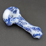 Sqwash Glass 5" Flower Pattern Hand Pipes-Avernic Smoke Shop