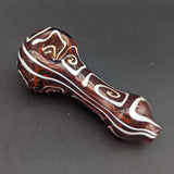 Sqwash Glass Color Swirl Spoon Pipes-Avernic Smoke Shop