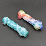 Sqwash Glass Flower Designed Chillums-Avernic Smoke Shop