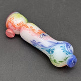 Sqwash Glass Flower Designed Chillums-Avernic Smoke Shop