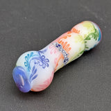 Sqwash Glass Flower Designed Chillums-Avernic Smoke Shop
