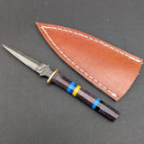 Stiletto Damascus Steel Dab Tool-Avernic Smoke Shop