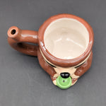 Stoned Sloth Ceramic Pipe Mug - 4.25"