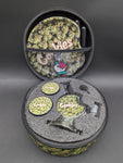 Themed Round Smoking Kit with Case - Multiple Styles