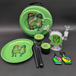 Themed Round Smoking Kit with Case - Multiple Styles