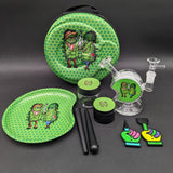 Themed Round Smoking Kit with Case - Multiple Styles