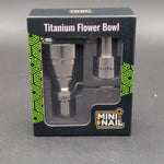 Titanium Flower Bowl Replacement for MiniNail Flower Wand