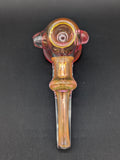 TKO Glass Gold Fumed Hammer Bubbler