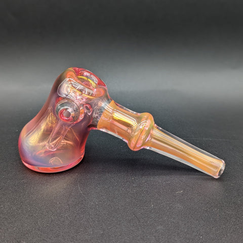 TKO Glass Gold Fumed Hammer Bubbler