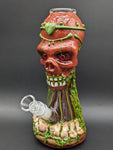 Tribal Doctor Creepy 3D Resin Bong 10"