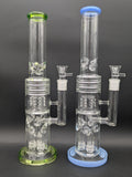 Triple Matrix Drum Straight Tube Bong-Avernic Smoke Shop