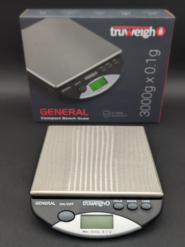 Truweigh General Compact Bench Scale | 3000g x 0.1g