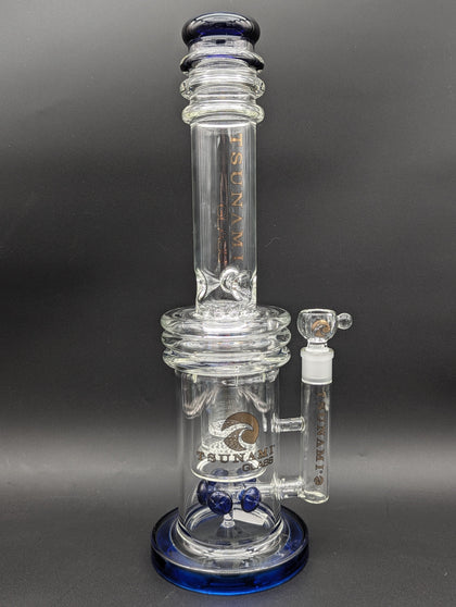 Tsunami Button Double Honeycomb Perc (16″)-Avernic Smoke Shop