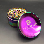 Tsunami Dry Herb Grinder 4 Piece 75mm - Avernic Smoke Shop