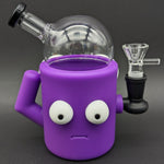 Two Faced Silicone + Glass Bubbler Bong