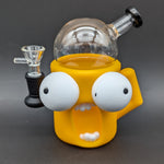 Two Faced Silicone + Glass Bubbler Bong