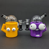 Two Faced Silicone + Glass Bubbler Bong