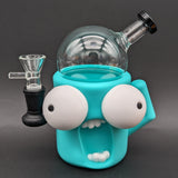 Two Faced Silicone + Glass Bubbler Bong