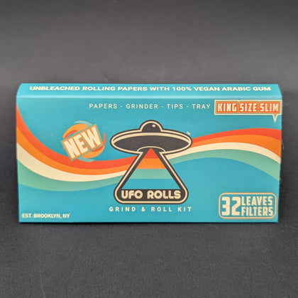UFO Rolls - King Size Rolling Paper Kits w/ Grind Pad