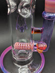 Uzzi Glass Amber Purple Mushroom Tube