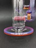 Uzzi Glass Amber Purple Mushroom Tube