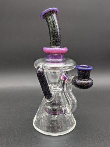 Uzzi Glass Dichro Donut Recycler Bong