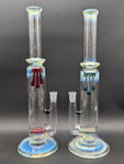 Uzzi Glass Fumed Dual Gridline Tube