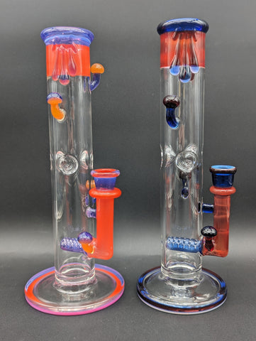 Uzzi Glass Gridded Mushroom Tube