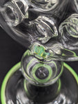 Uzzi Glass Swiss Perc Bong - Slime Green