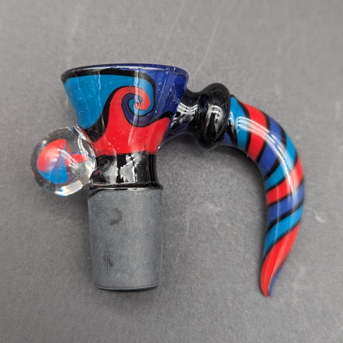 Wig Wag Spiral Mushroom Bowl Slide 18mm Black Joint – Avernic Smoke Shop