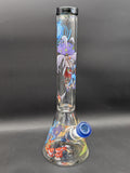 Wormhole Glass - "Call to Danger" Beaker Bong-Avernic Smoke Shop